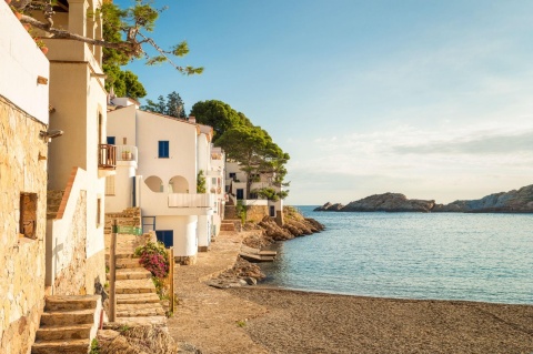 Begur, one of the most beautiful and picturesque beaches on the Costa Brava